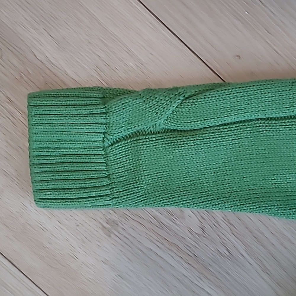 Lacoste Green Cable Knit Women's Sweater Size Xs/34 - Picture 4 of 10